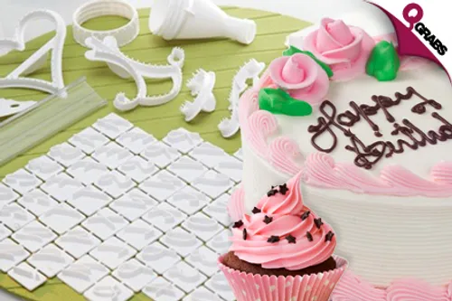 From QR39, Add Some Pizzazz to Your Baked Goods with a 100 Piece Cake Decoration Kit! (Up to QR198 Value)